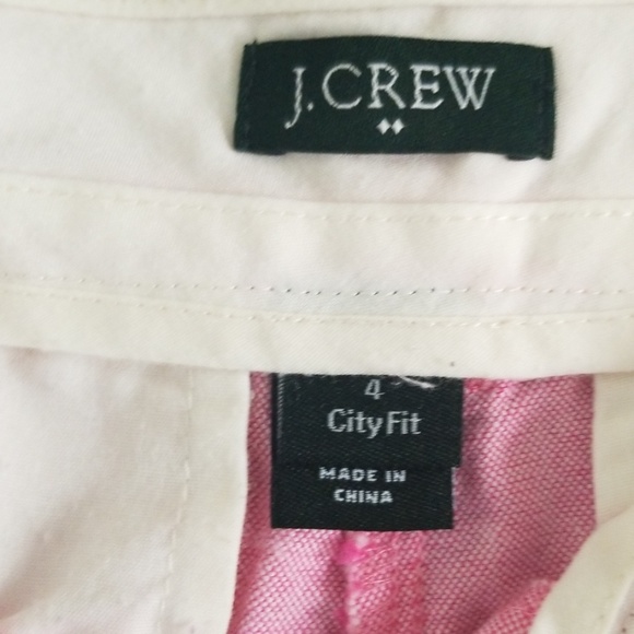 J. CREW Pink Oxford Chino Short - Picture 4 of 7